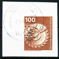 BERLIN DS INDUSTRIE U. TECHNIK Nr 502 Gestempelt Briefstück Z X61E412 - Used Stamps