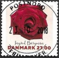Denmark Danmark Dänemark 2018 Definitives Roses Greetings Michel Nr. 1945 Cancelled Oblitere Gestempelt Used Oo - Usati