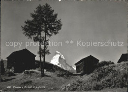 12480493 Zermatt VS Paysage Et Le Cervin Landschaft Berghuetten Matterhorn  - Andere & Zonder Classificatie