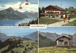 12479852 Klewenalp Seilbahn Bergrestaurant Alpstuebli Fliegeraufnahme Kapelle Kl - Andere & Zonder Classificatie