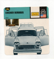 FICHE AUTOMOBILE - CHECKER AEROBUS - Auto's