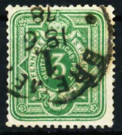 D-REICH K A Nr 31a B Zentrisch Gestempelt Gepr. X68AA0A - Used Stamps