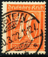D-REICH INFLA Nr 163 Zentrisch Gestempelt X69293E - Used Stamps