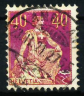 SCHWEIZ 1908 Nr 106 Zentrisch Gestempelt X6970A6 - Usati