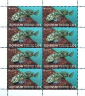 Slovakia - 2024 - Europa CEPT - Underwater Flora And Fauna - Alpine Bullhead Fish - Mint Stamp SHEET - Unused Stamps