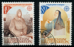 LIECHTENSTEIN 1983 Nr 816-817 Gestempelt SB4A34A - Gebruikt