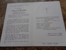 Doodsprentje/Bidprentje  Etienne MARTENS   Gent 1928-1969 Sijsele  (Echtg Irène VAN DER HEYDEN) - Religion & Esotericism