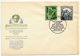 BERLIN 1950 Nr 72 Und 73 BRIEF FDC X7256C6 - Covers & Documents