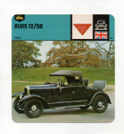 FICHE AUTOMOBILE - ALVIS 12/50 - Voitures