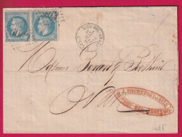 N°29 PAIRE GC 5063 SIDI BEL ABBES ALGERIE POUR OTAN LETTRE - 1849-1876: Periodo Classico