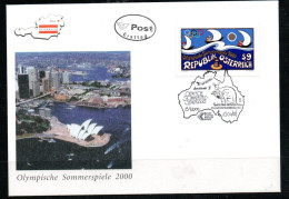 OLYMPICS - Austria - 2000 - Sydney Olympics First Day Cover - Verano 2000: Sydney