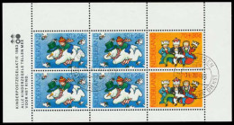 NIEDERLANDE Block 25 Zentrisch Gestempelt S0076EE - Blocks & Sheetlets