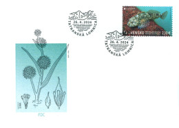 Slovakia - 2024 - Europa CEPT - Underwater Flora And Fauna - Alpine Bullhead Fish - FDC (first Day Cover) - FDC
