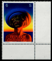 ÖSTERREICH 1978 Nr 1594 Postfrisch ECKE-URE X80988A - Nuovi