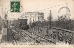PARIS - Chemin De Fer Métropolitain Ligne N°2 Etoile -Italie Tablier Du Viaduc - Metro, Estaciones