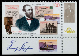 BRD 1997 Nr 1912 Postfrisch ECKE-URE X8FBE42 - Unused Stamps