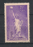 FRANCE - 1936 - N°YT. 309 - Statue De La Liberté - Neuf Luxe ** / MNH / Postfrisch - Unused Stamps