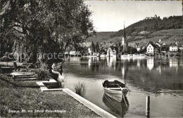 12475218 Stein Rhein Rheinpartie Mit Schloss Hohenklingen Stein Am Rhein - Autres & Non Classés