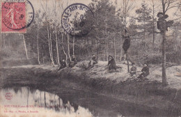 Neuville Aux Bois (45 Loiret) Dans La Forêt L'étang à M.  R.  - édit. Librairie Perche Circulée 1908 - Other & Unclassified