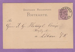 GANZSACHE MIT STEMPEL " GNADENFELD ". (PAWLOWICZKI,POLEN). - Briefkaarten