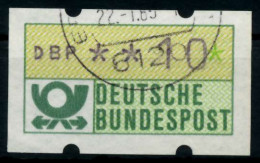 BRD ATM 1981 Nr 1-1-010 Gestempelt X9703B2 - Machine Labels [ATM]