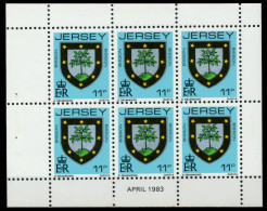 JERSEY HEFTCHENBLATT Nr HB 0-31 APR83 Postfrisch X6BE6F6 - Jersey