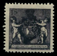 LIECHTENSTEIN 1921 Nr 52B Ungebraucht X6F6FBE - Unused Stamps