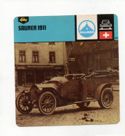 FICHE AUTOMOBILE - SAURER 1911 - Coches