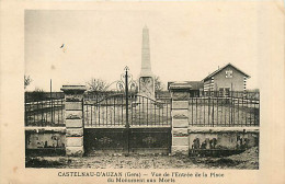 32* CASTELNAU D AUZAN  Monument Aux Morts            MA90,1026 - Autres & Non Classés