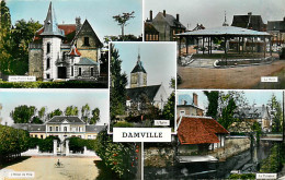 27* DAMVILLE  Multivues  CPSM (petit Format)                MA91-1329 - Andere & Zonder Classificatie