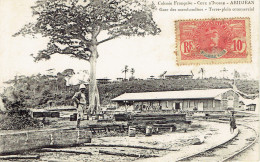 Cote D'ivoire Abidjean  Gare Des Marchandises (chemin De Fer) - Ivory Coast