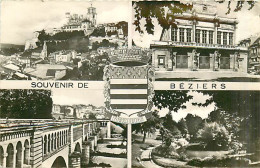 34* BEZIERS  Multivues   (CPSM Petit Format)   MA92,1164 - Beziers