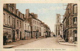 35* MONTAUBAN DE BRETAGNE  Grande Rue  (CPSM Petit Format)   MA92,1069 - Autres & Non Classés