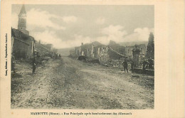 55* MARBOTTE  Ruines  WW1                 MA93,1175 - Autres & Non Classés