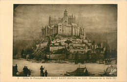 50* MONT ST MICHEL  En 1535 (dessin)                MA93,0840 - Le Mont Saint Michel