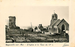 50* REGNEVILLE SUR MER  Eglise  CPSM (petit Format)              MA93,0765 - Autres & Non Classés