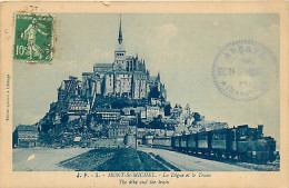 50* MONT ST MICHEL  Train              MA93,0732 - Le Mont Saint Michel