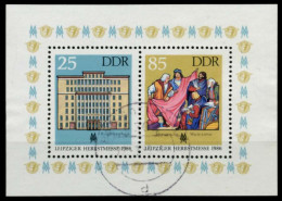 DDR BLOCK KLEINBOGEN Block 85 Gestempelt X73A1B2 - Andere & Zonder Classificatie