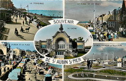 14*  ST AUBIN SUR MER Multivues  CPSM(petit Format)                MA94,1161 - Saint Aubin