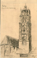 12* RODEZ Cathedrale ( Dessin)               MA94,0972 - Rodez