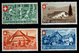 SCHWEIZ PRO PATRIA Nr 460-463 Postfrisch X73CEE2 - Unused Stamps