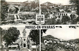 07* PRIVAS EN VIVARAIS  Multivues  CPSM(petit Format)                MA94,0635 - Privas