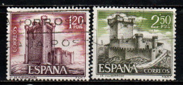 SPAGNA - 1968 - CASTELLI SPAGNOLI: FUENSALDANA, SOBROSO - USATI - Used Stamps