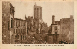 14* CAEN  Ruines Eglise St Pierre WW2 MA94,1264 - Caen