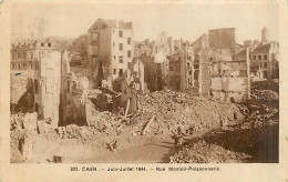 14* CAEN   Ruines Rue Montoir Poissonnerie  WW2        MA94,1261 - Caen