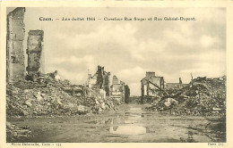 14* CAEN   Ruines Rue Singer     WW2            MA94,1256 - Caen