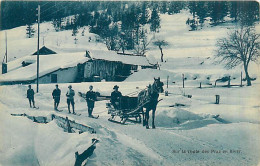 74* LES PRAZ  Traineau Cheval          MA96,0007 - Autres & Non Classés