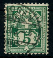 SCHWEIZ ZIFFERNMUSTER Nr 53Ya Gestempelt X74692A - Used Stamps