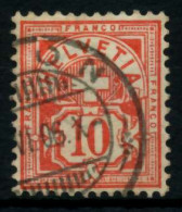 SCHWEIZ ZIFFERNMUSTER Nr 54Ya Gestempelt X74698A - Used Stamps