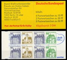 BRD MARKENHEFTCHEN Nr MH 22 IqoZ Postfrisch S2B6C52 - Other & Unclassified